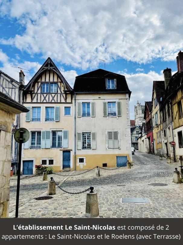 Appartement Le Saint-Nicolas Auxerre Les Quais 外观 照片